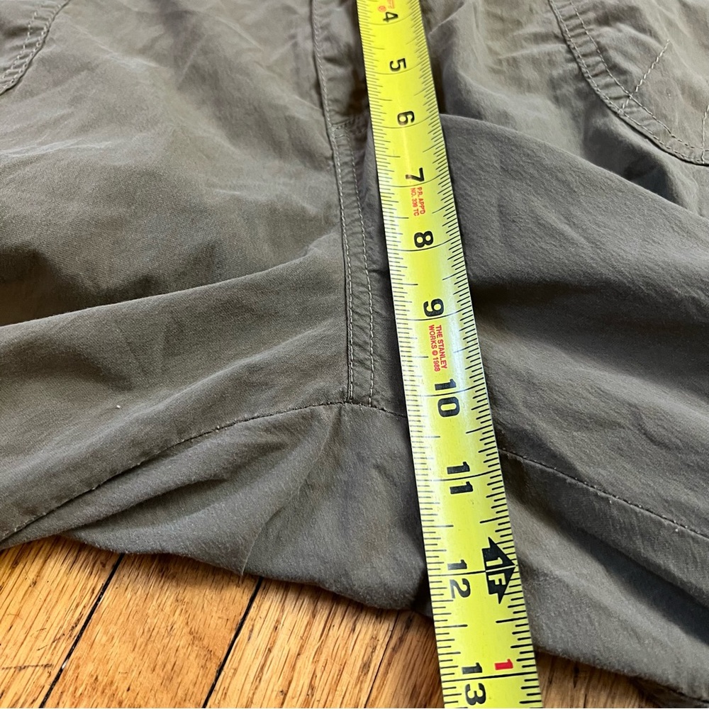 Kuhl Sz 14 Women's  Roll Up Pants Cargo Utility Hiking Convertible Green - Picture 5 of 10